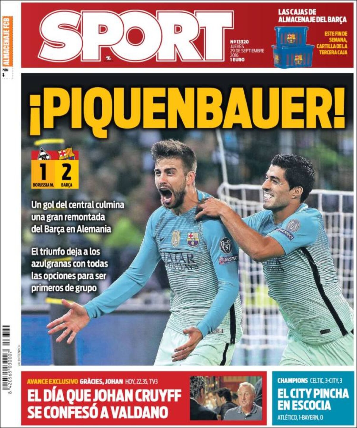 Ce scriu azi ziarele de sport din lume (29 septembrie 2016)