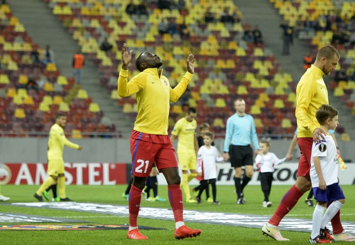 VIDEO+FOTO » Steaua, egal cu Villarreal, scor 1-1, la capătul unui meci bun al roș-albaștrilor » Trupa lui Reghe e ultima în grupă
