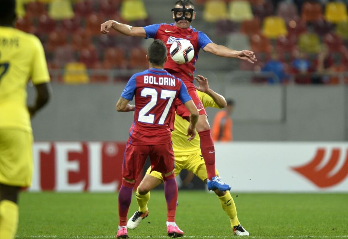 VIDEO+FOTO » Steaua, egal cu Villarreal, scor 1-1, la capătul unui meci bun al roș-albaștrilor » Trupa lui Reghe e ultima în grupă