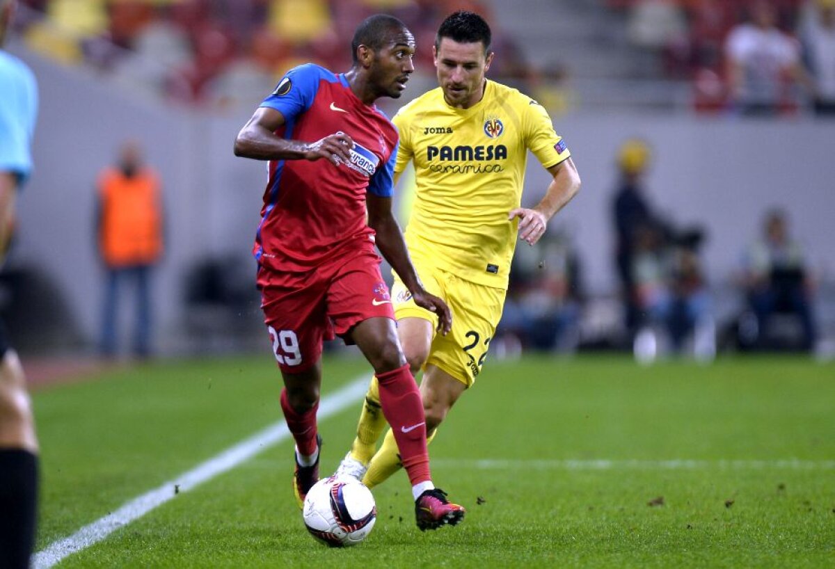 VIDEO+FOTO » Steaua, egal cu Villarreal, scor 1-1, la capătul unui meci bun al roș-albaștrilor » Trupa lui Reghe e ultima în grupă