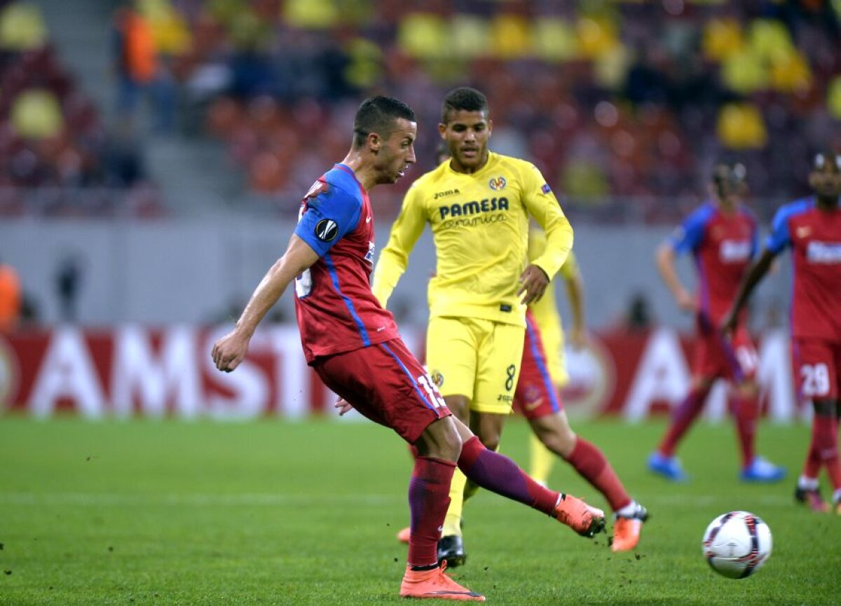 VIDEO+FOTO » Steaua, egal cu Villarreal, scor 1-1, la capătul unui meci bun al roș-albaștrilor » Trupa lui Reghe e ultima în grupă