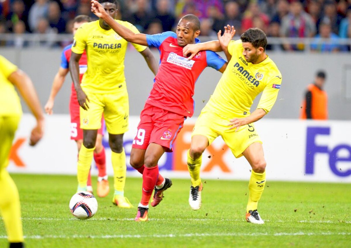 VIDEO+FOTO » Steaua, egal cu Villarreal, scor 1-1, la capătul unui meci bun al roș-albaștrilor » Trupa lui Reghe e ultima în grupă