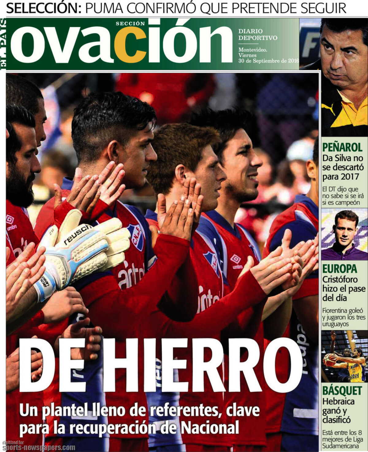 Ce scriu azi ziarele de sport din lume (30 septembrie 2016)