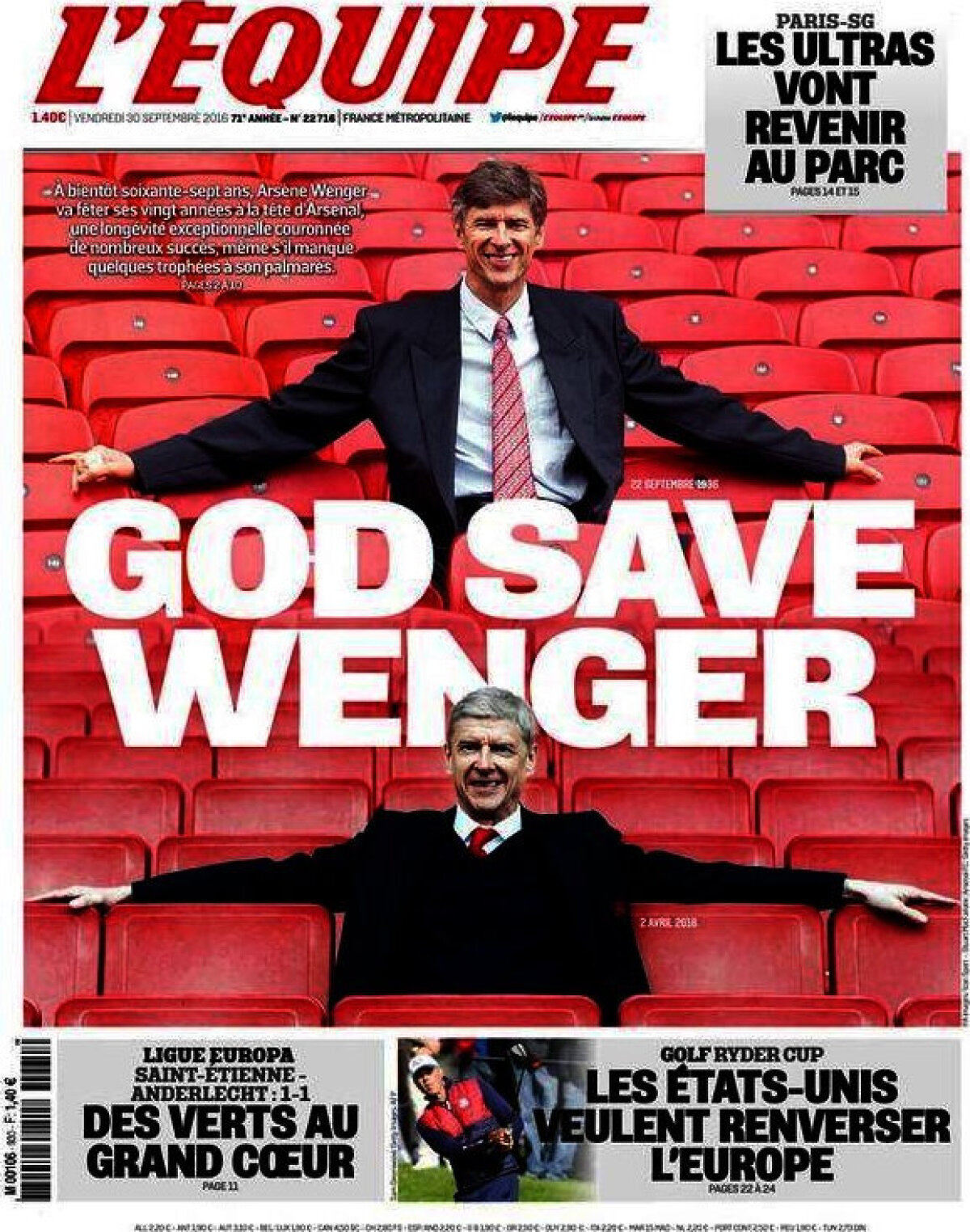 Ce scriu azi ziarele de sport din lume (30 septembrie 2016)