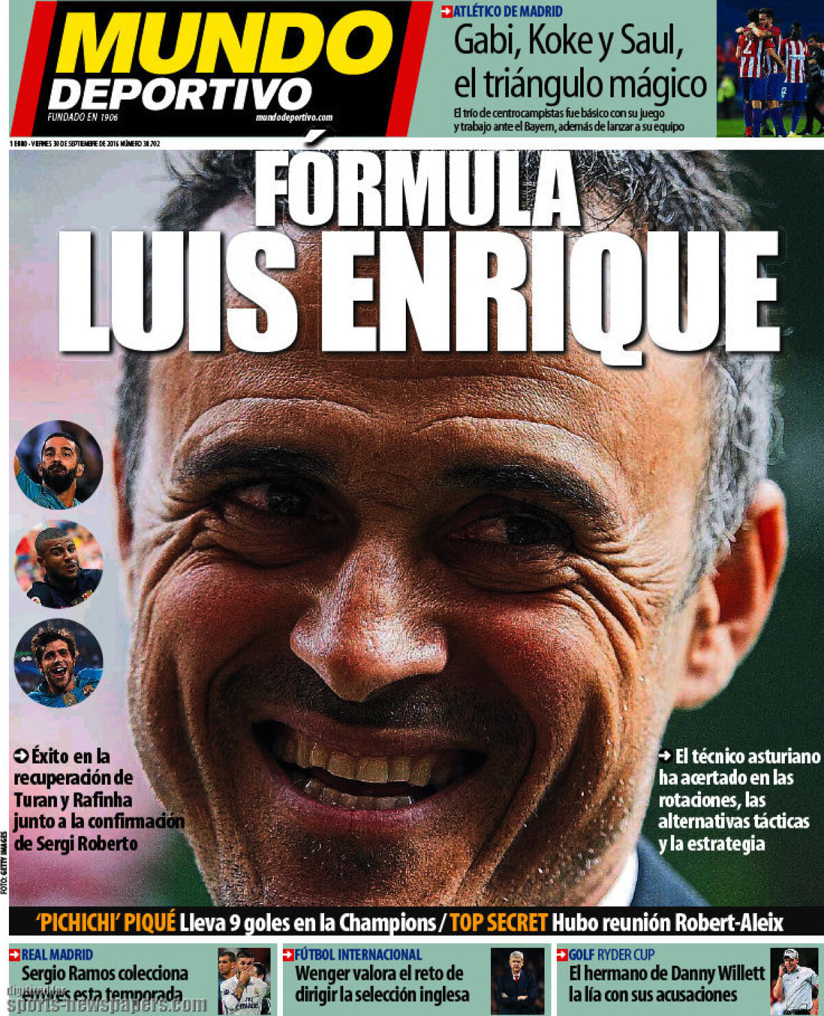 Ce scriu azi ziarele de sport din lume (30 septembrie 2016)