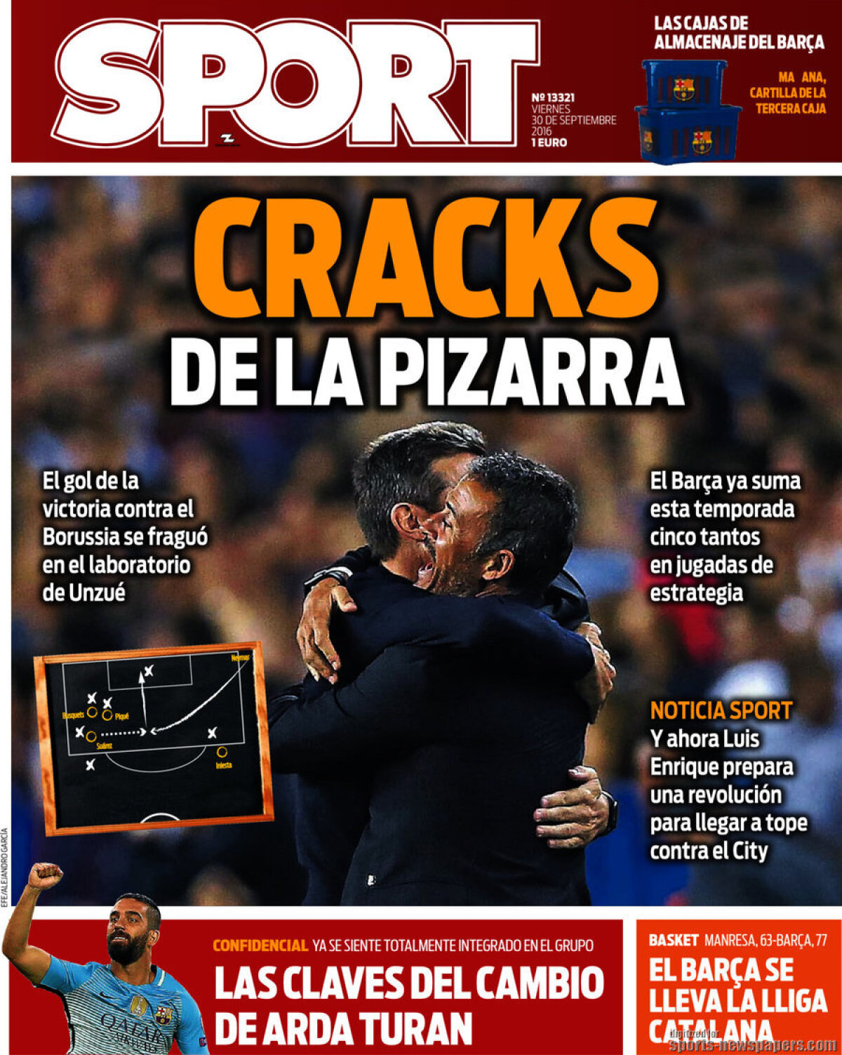 Ce scriu azi ziarele de sport din lume (30 septembrie 2016)