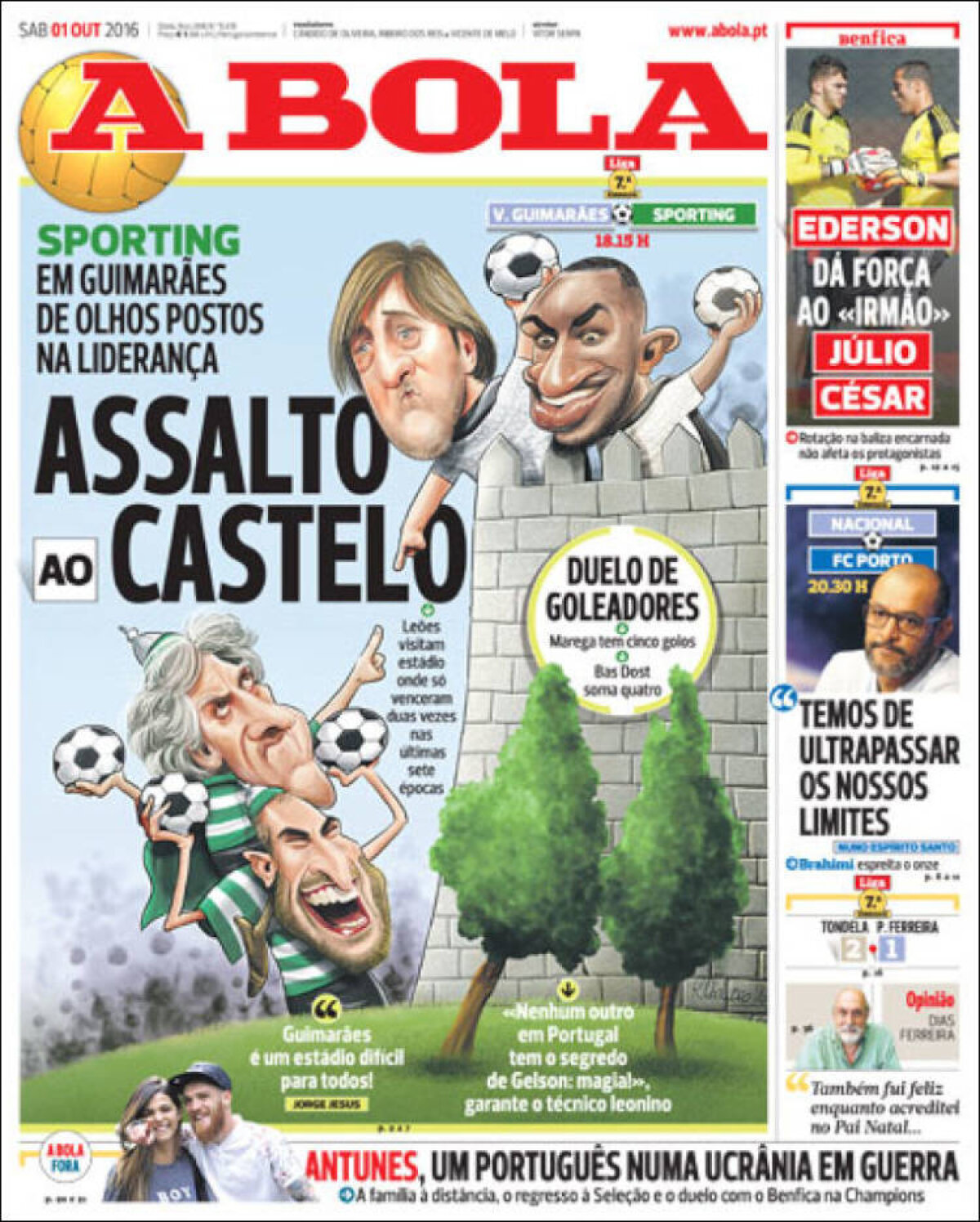 Ce scriu azi ziarele de sport din lume (1 octombrie 2016)