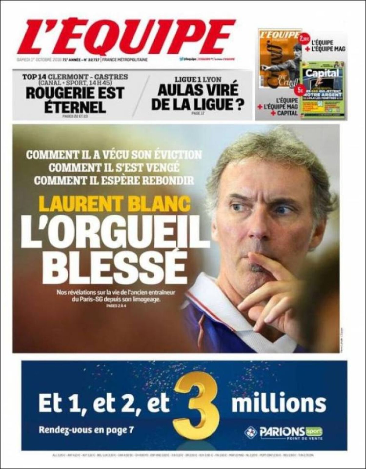 Ce scriu azi ziarele de sport din lume (1 octombrie 2016)