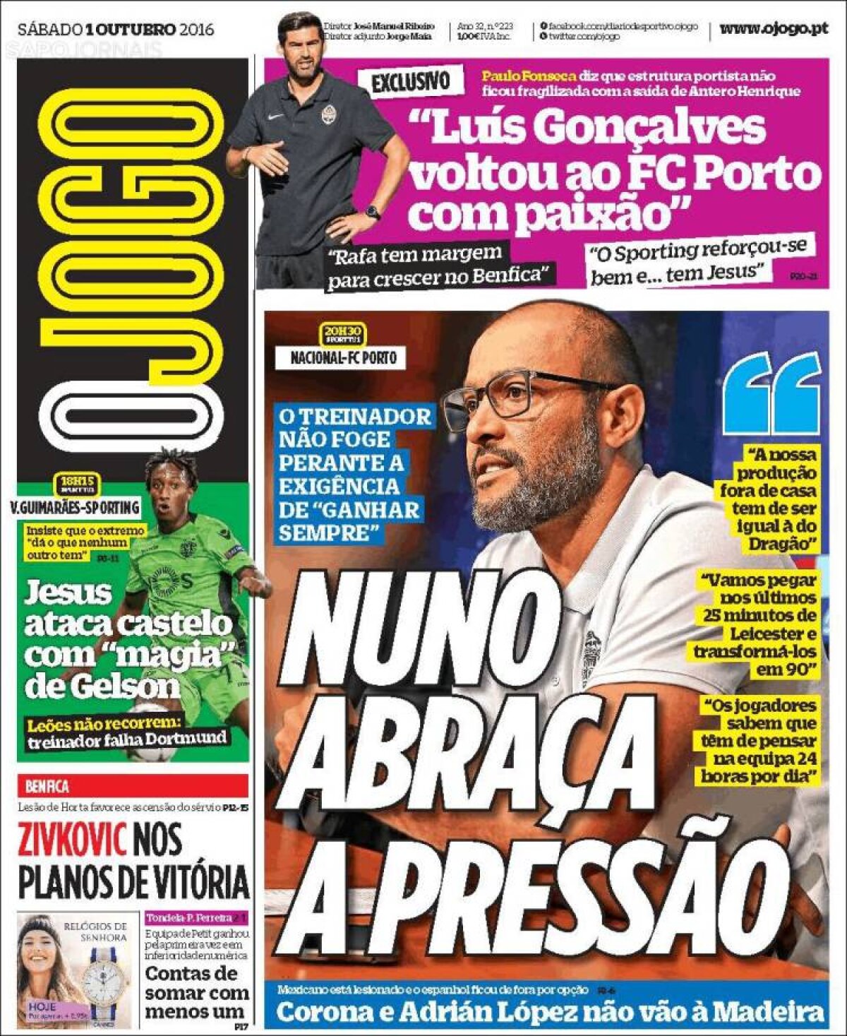 Ce scriu azi ziarele de sport din lume (1 octombrie 2016)