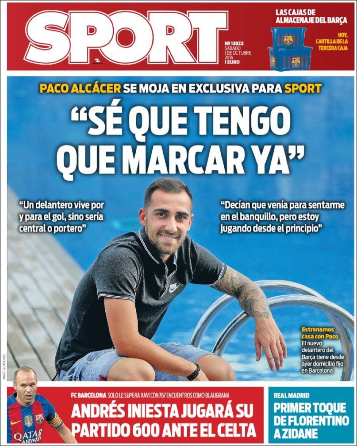 Ce scriu azi ziarele de sport din lume (1 octombrie 2016)