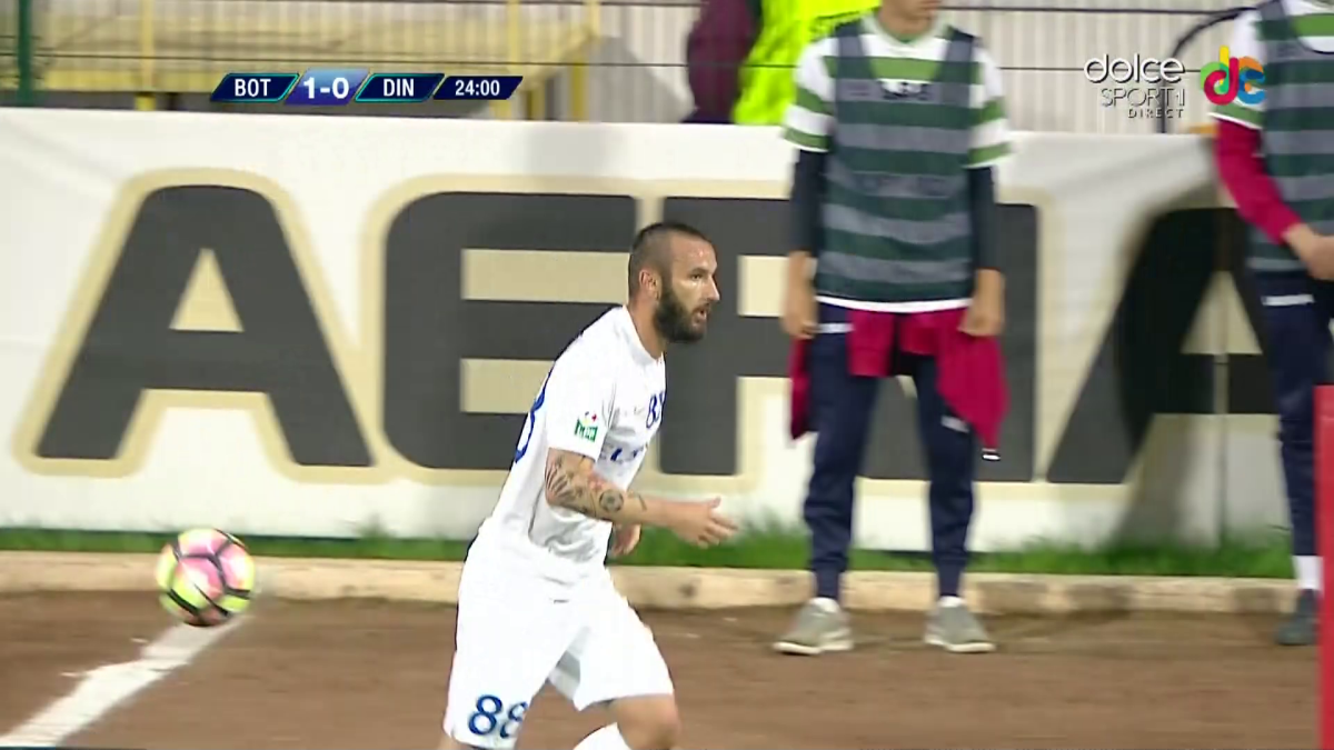 FOTO Fază de cascadorii râsului la FC Botoșani - Dinamo! Momente antologice: "Bă, ești cu capul?!" :))