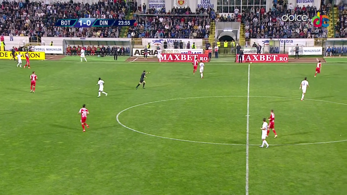 FOTO Fază de cascadorii râsului la FC Botoșani - Dinamo! Momente antologice: "Bă, ești cu capul?!" :))