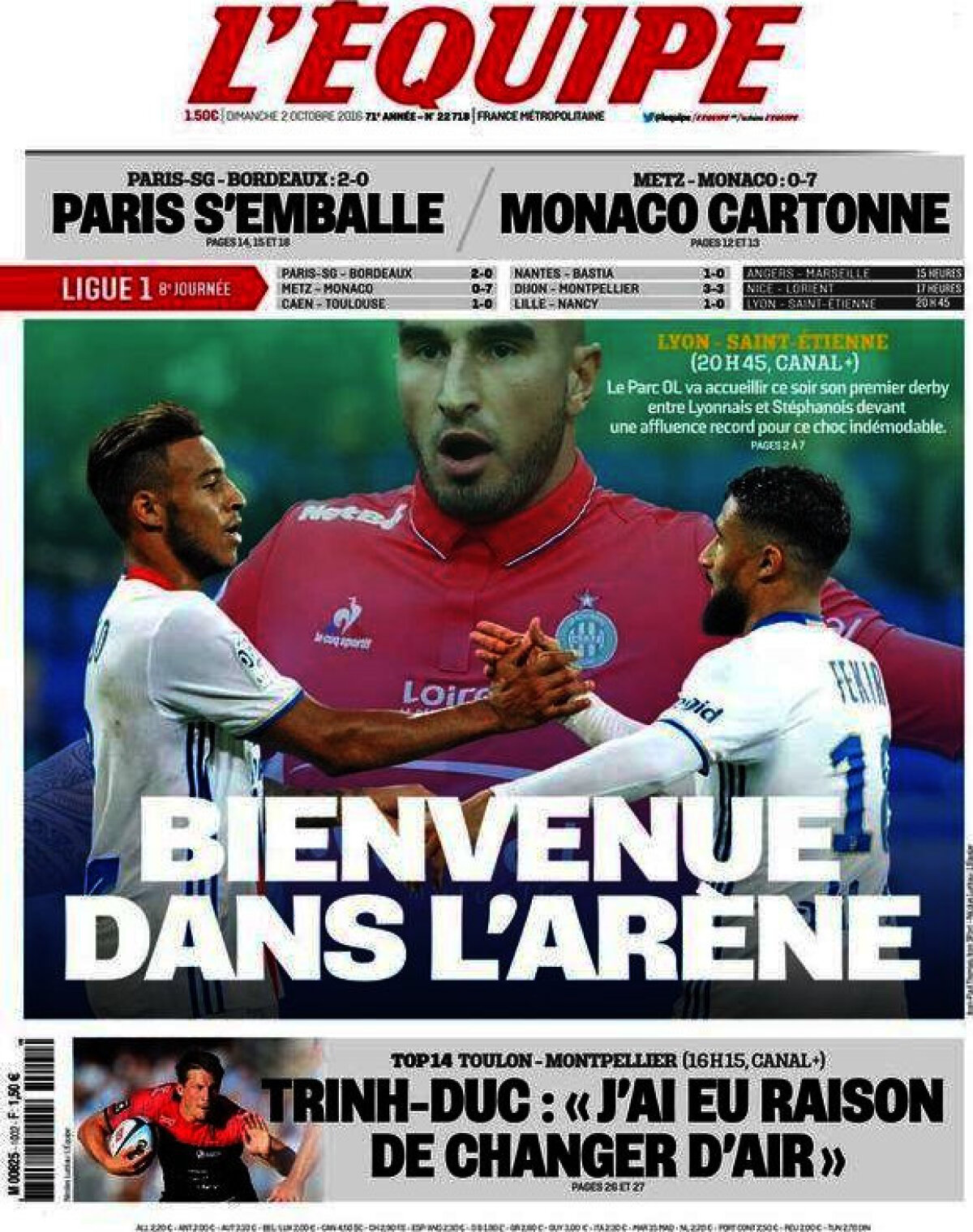 Ce scriu azi ziarele de sport din lume (2 octombrie 2016)