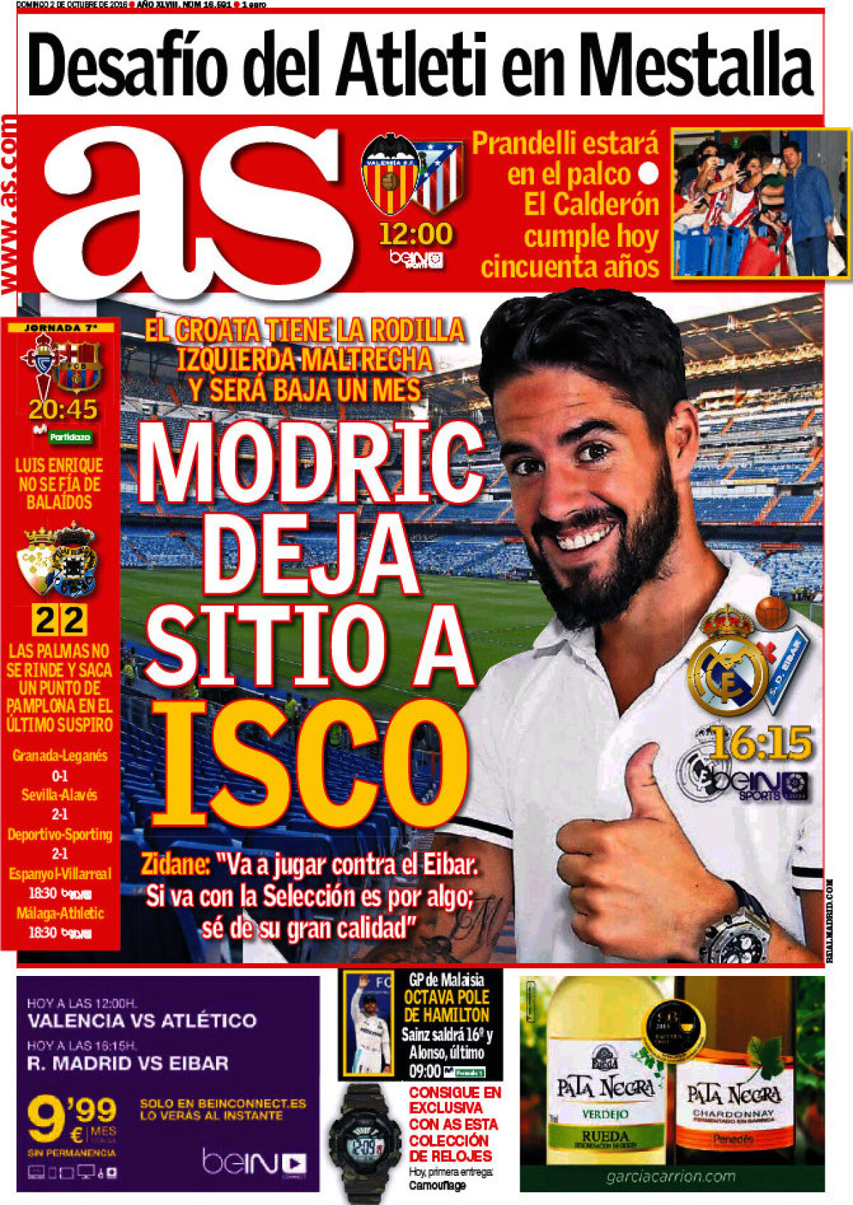 Ce scriu azi ziarele de sport din lume (2 octombrie 2016)