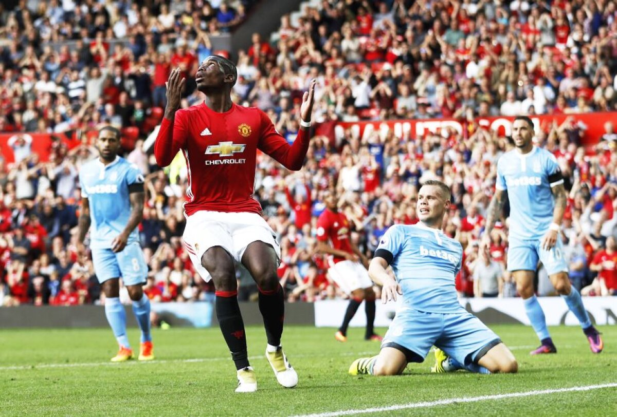 VIDEO Mare surpriză în Manchester United - Stoke! Echipa lui Mourinho continuă să aibă probleme! Gafă uriașă făcută de De Gea