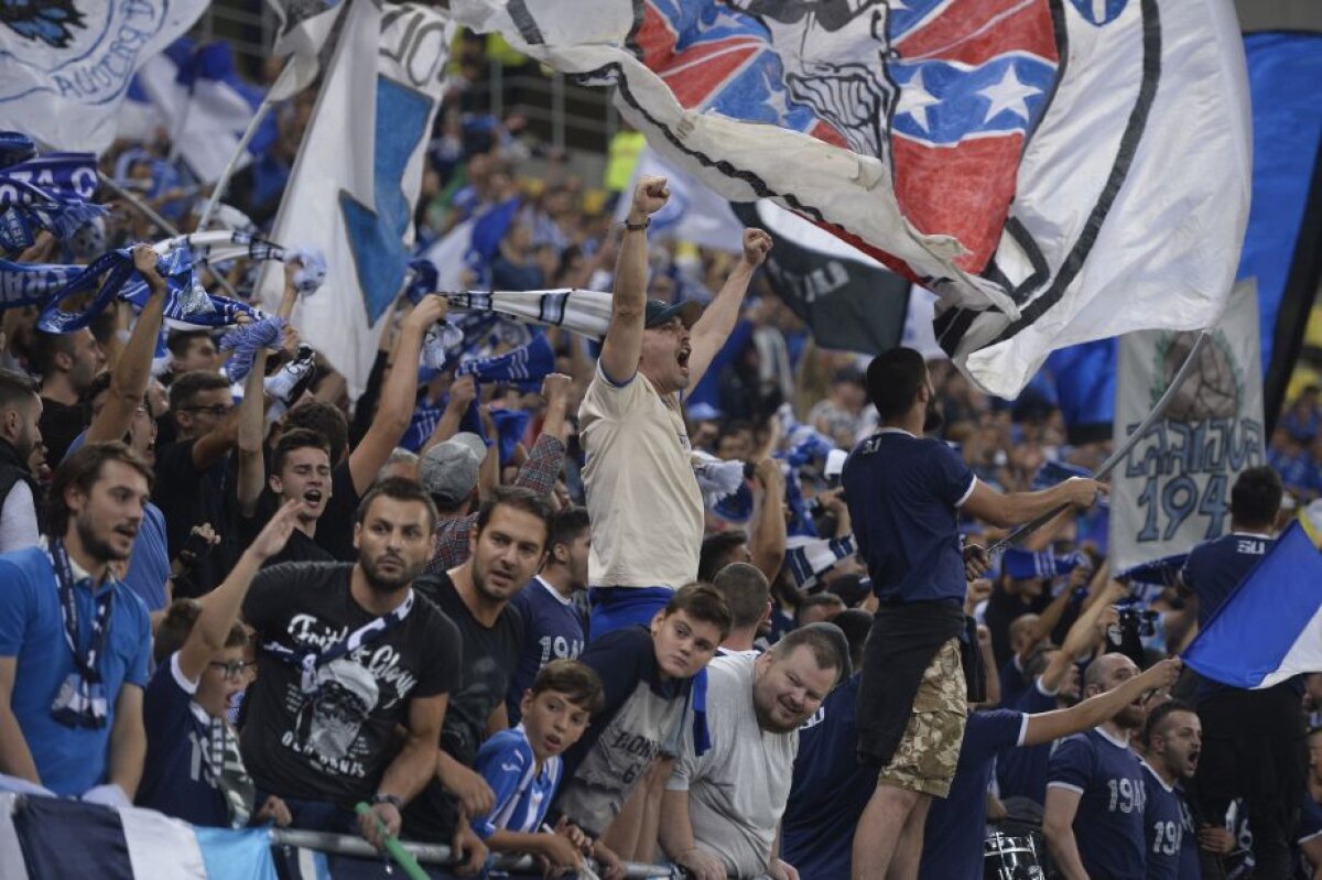 FOTO Oltenii la putere » Peste 2.000 de ultrași ai formației din Bănie au dat tonul la spectacol