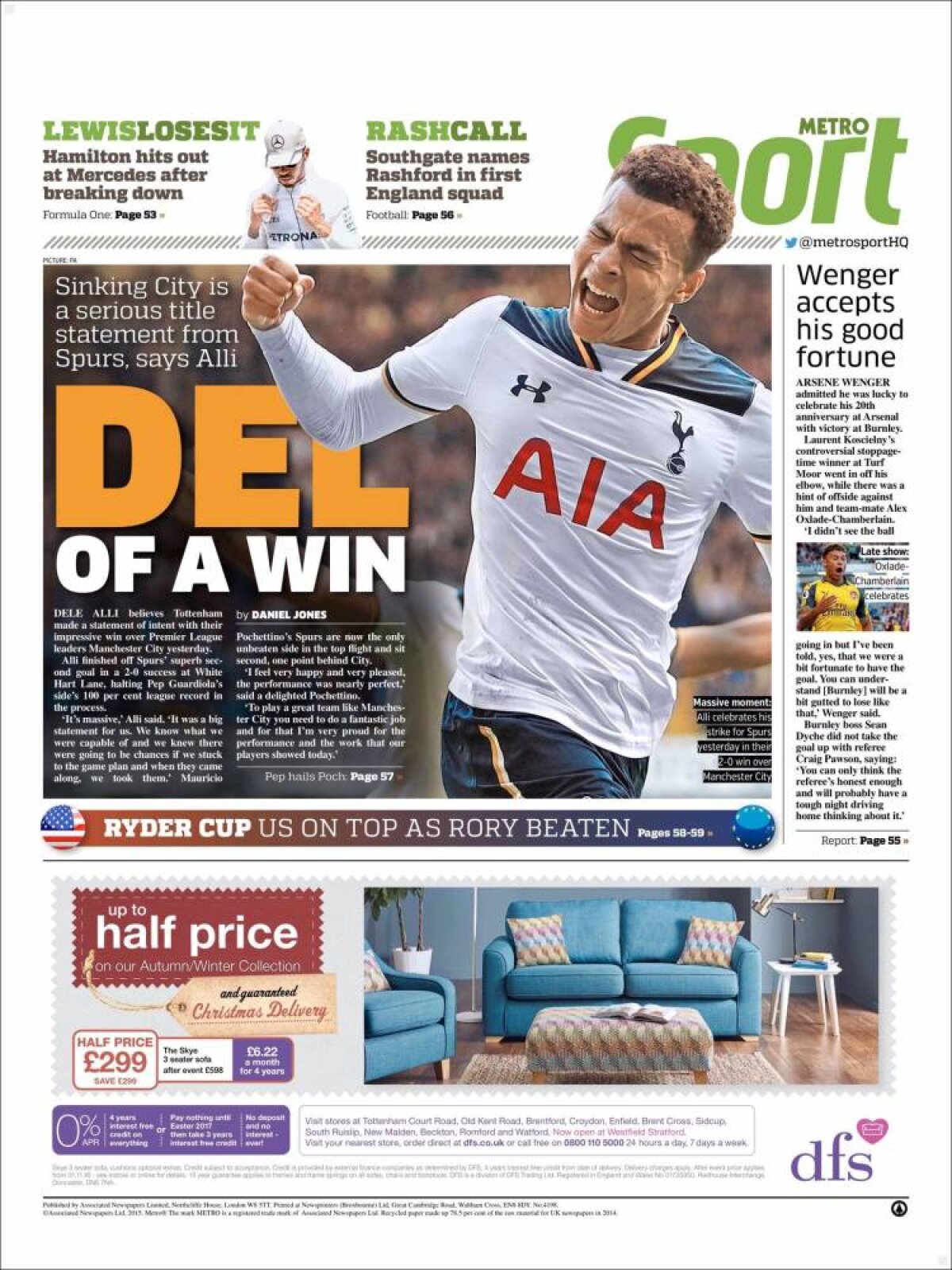 Ce scriu azi ziarele de sport din lume (3 octombrie 2016)