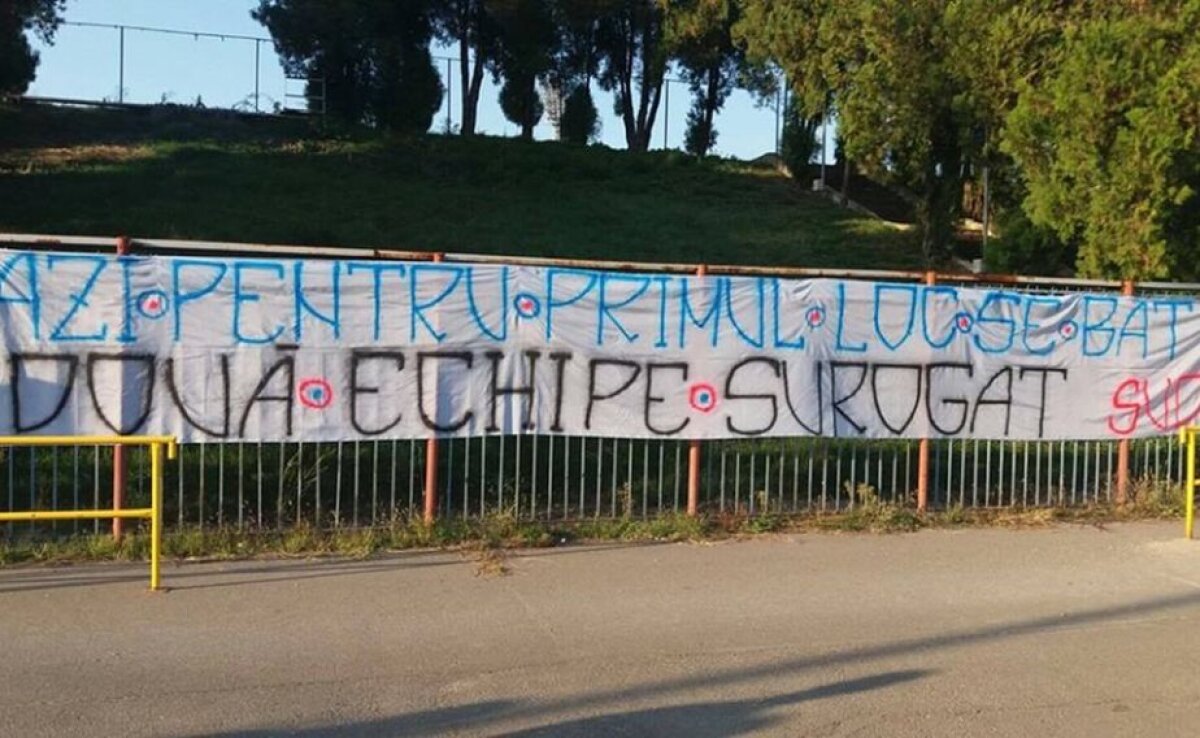 GALERIE FOTO Fanii craioveni și steliști s-au unit împotriva CraiOlguței și FCSB-ului: " Ne dezicem de cele două echipe surogat"