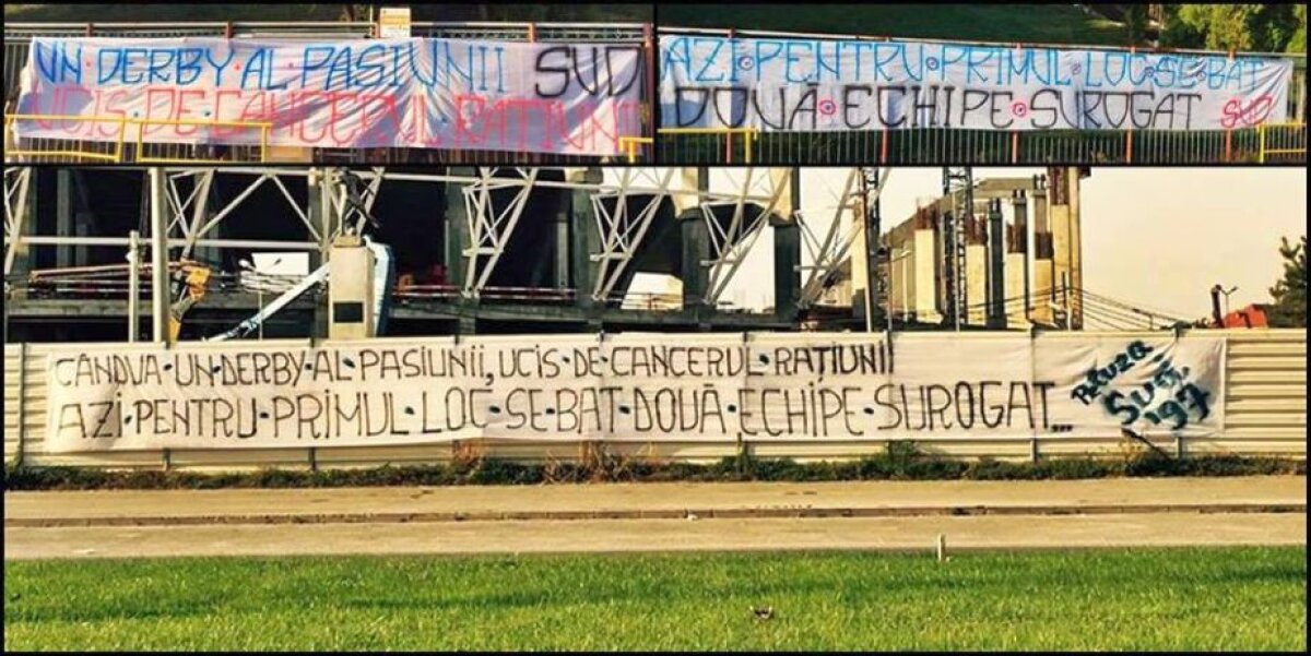 GALERIE FOTO Fanii craioveni și steliști s-au unit împotriva CraiOlguței și FCSB-ului: " Ne dezicem de cele două echipe surogat"