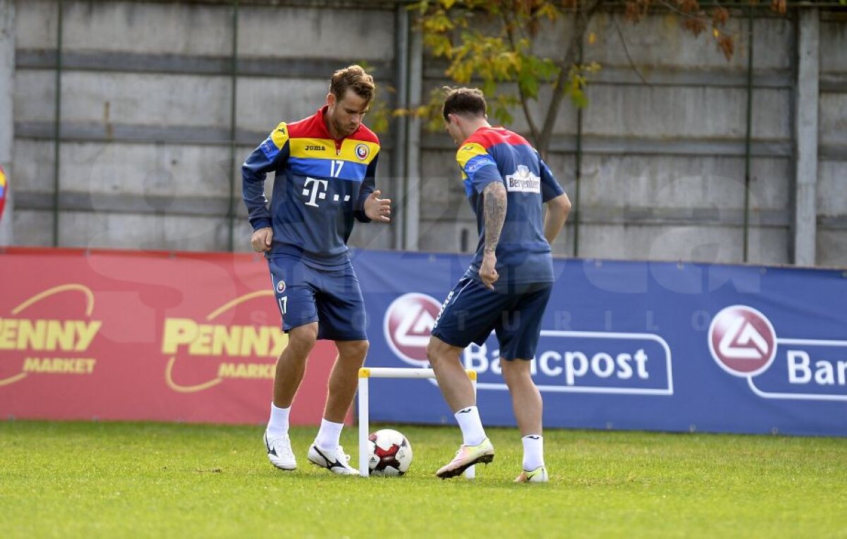 GALERIE FOTO Moment inedit la națională » Cum a decis Daum să înceapă antrenamentul de azi