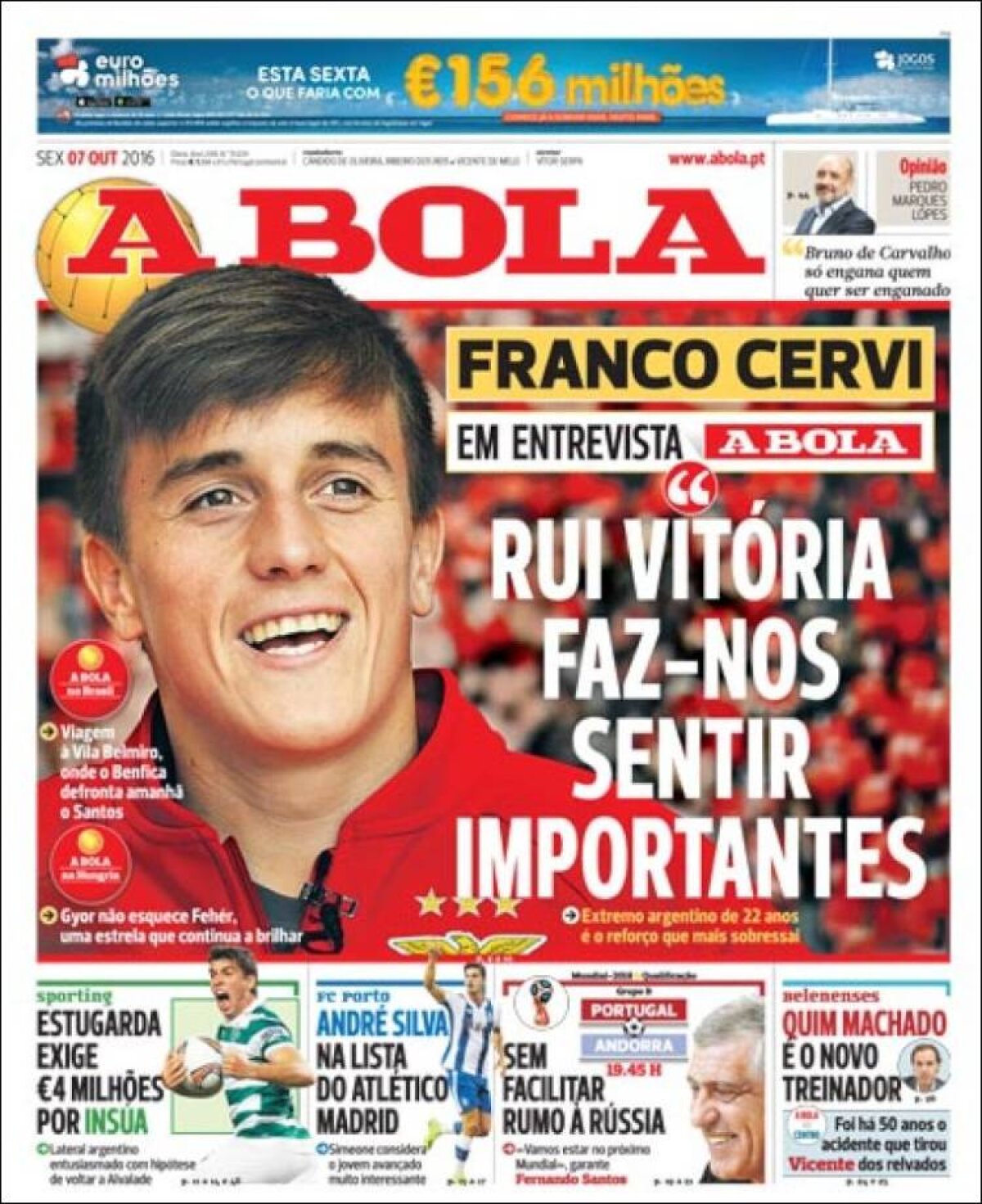 Ce scriu azi ziarele de sport din lume (7 octombrie 2016)