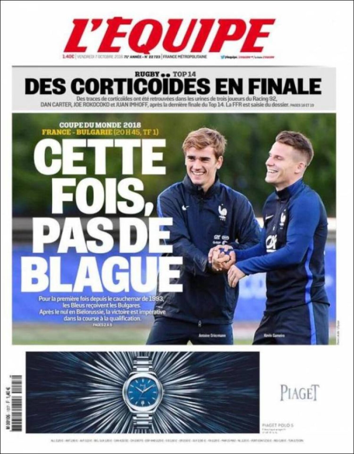 Ce scriu azi ziarele de sport din lume (7 octombrie 2016)