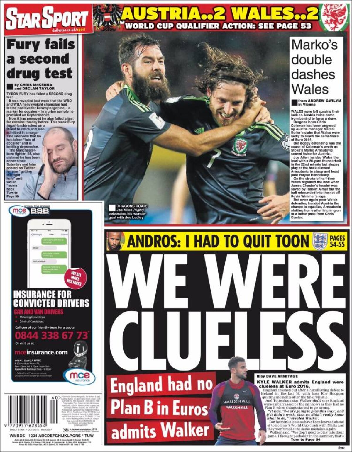 Ce scriu azi ziarele de sport din lume (7 octombrie 2016)