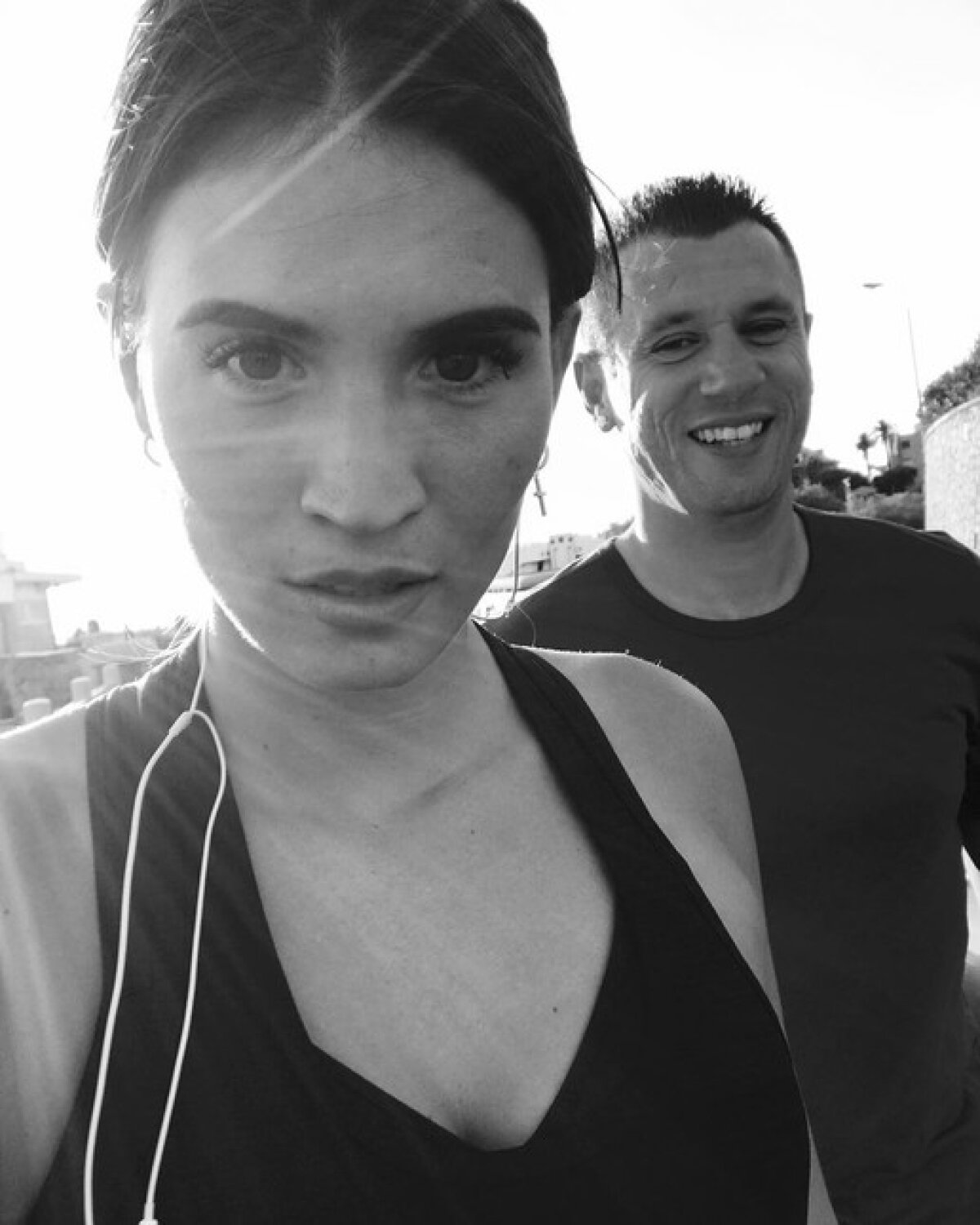 FOTO Antrenoarea lui FantAntonio » Soția sexy și sportivă a lui Cassano îl pune la muncă pe fotbalist