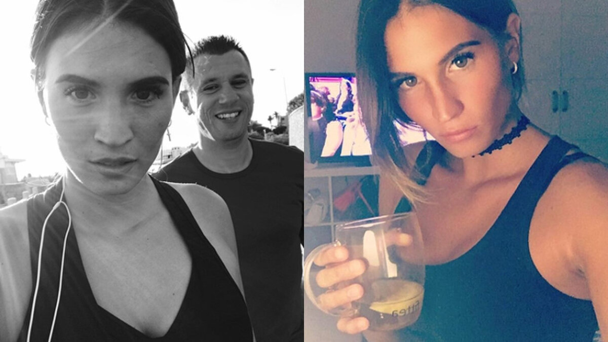 FOTO Antrenoarea lui FantAntonio » Soția sexy și sportivă a lui Cassano îl pune la muncă pe fotbalist