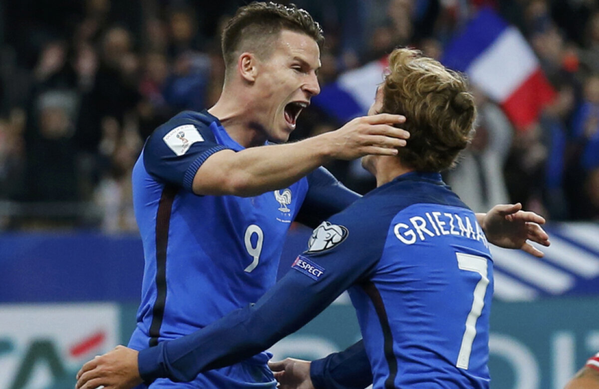 VIDEO G-Force » Griezmann și Gameiro formează noul cuplu de șoc al Franței: 4-1 cu Bulgaria