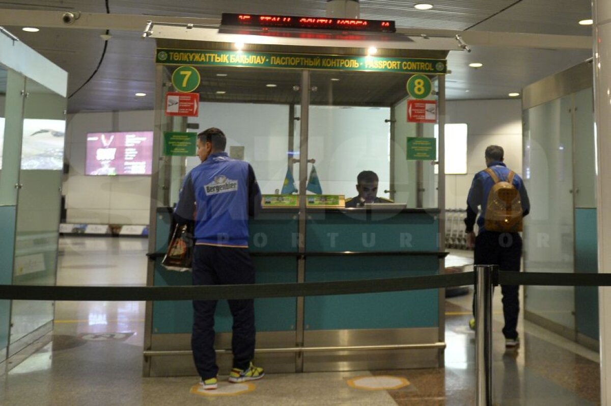 GALERIE FOTO România a aterizat în această dimineață la Astana! Jucătorii au zburat imediat după meciul cu Armenia