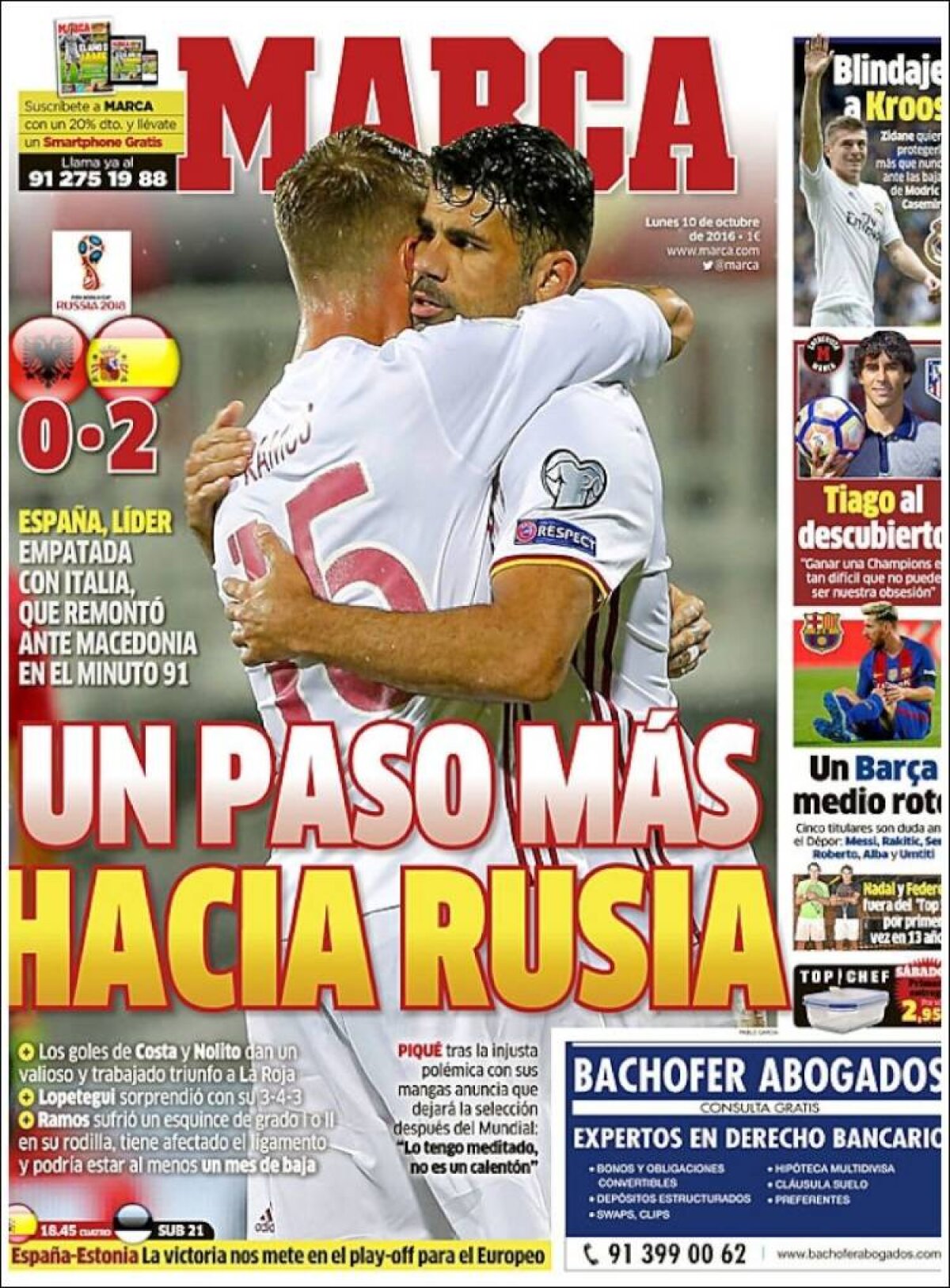 Ce scriu azi ziarele de sport din lume (10 octombrie 2016)