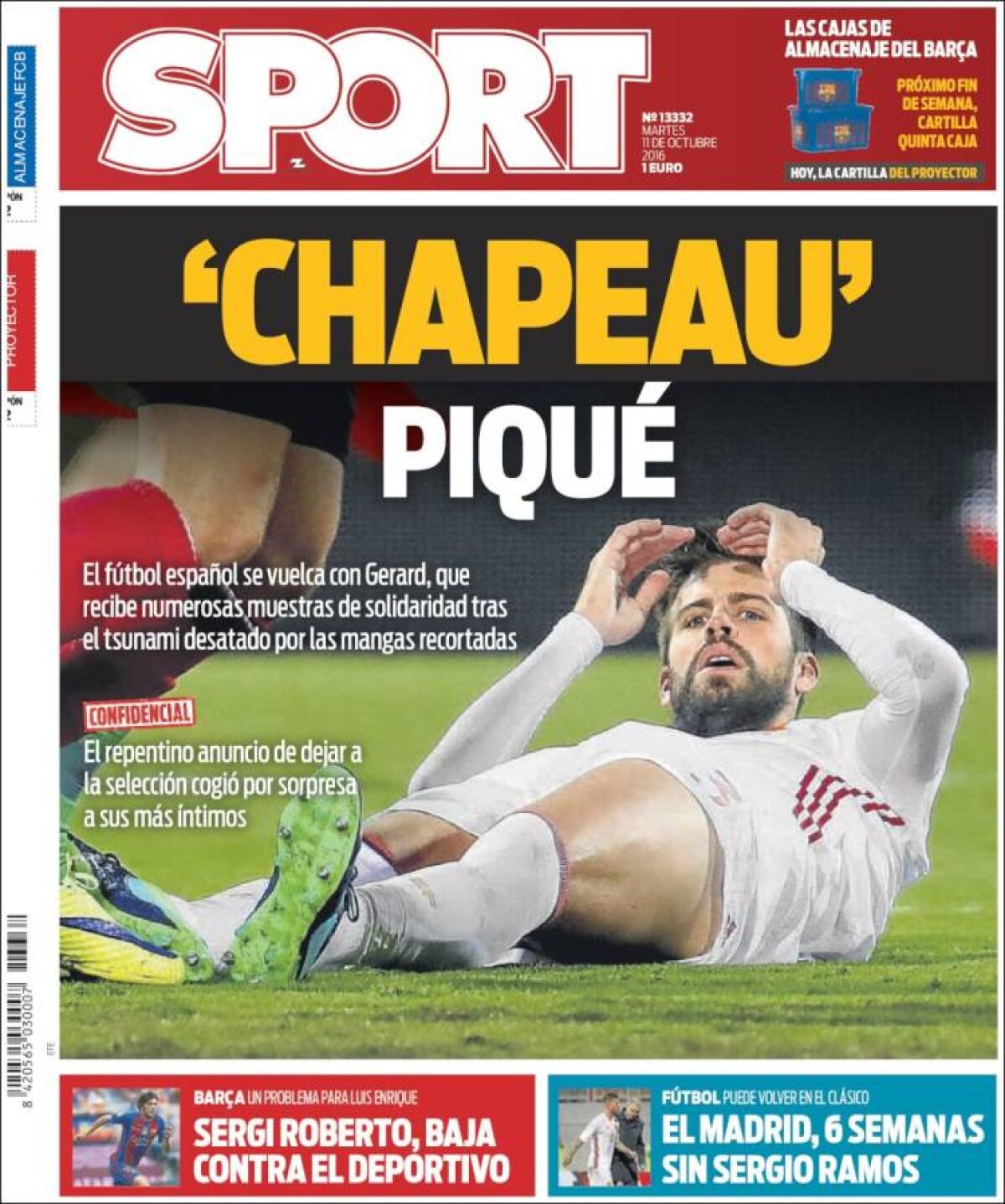 Ce scriu azi ziarele de sport din lume (11 octombrie 2016)