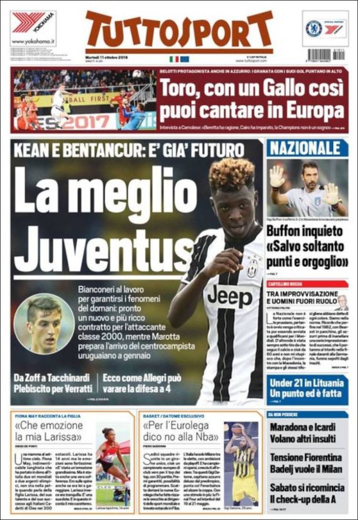 Ce scriu azi ziarele de sport din lume (11 octombrie 2016)