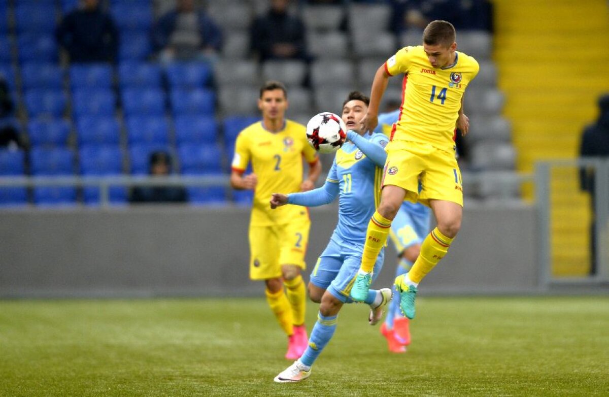 GALERIE FOTO Fără iarbă, fără goluri! » România a remizat în Kazahstan, 0-0, pe un teren imposibil și cu un arbitraj dubios