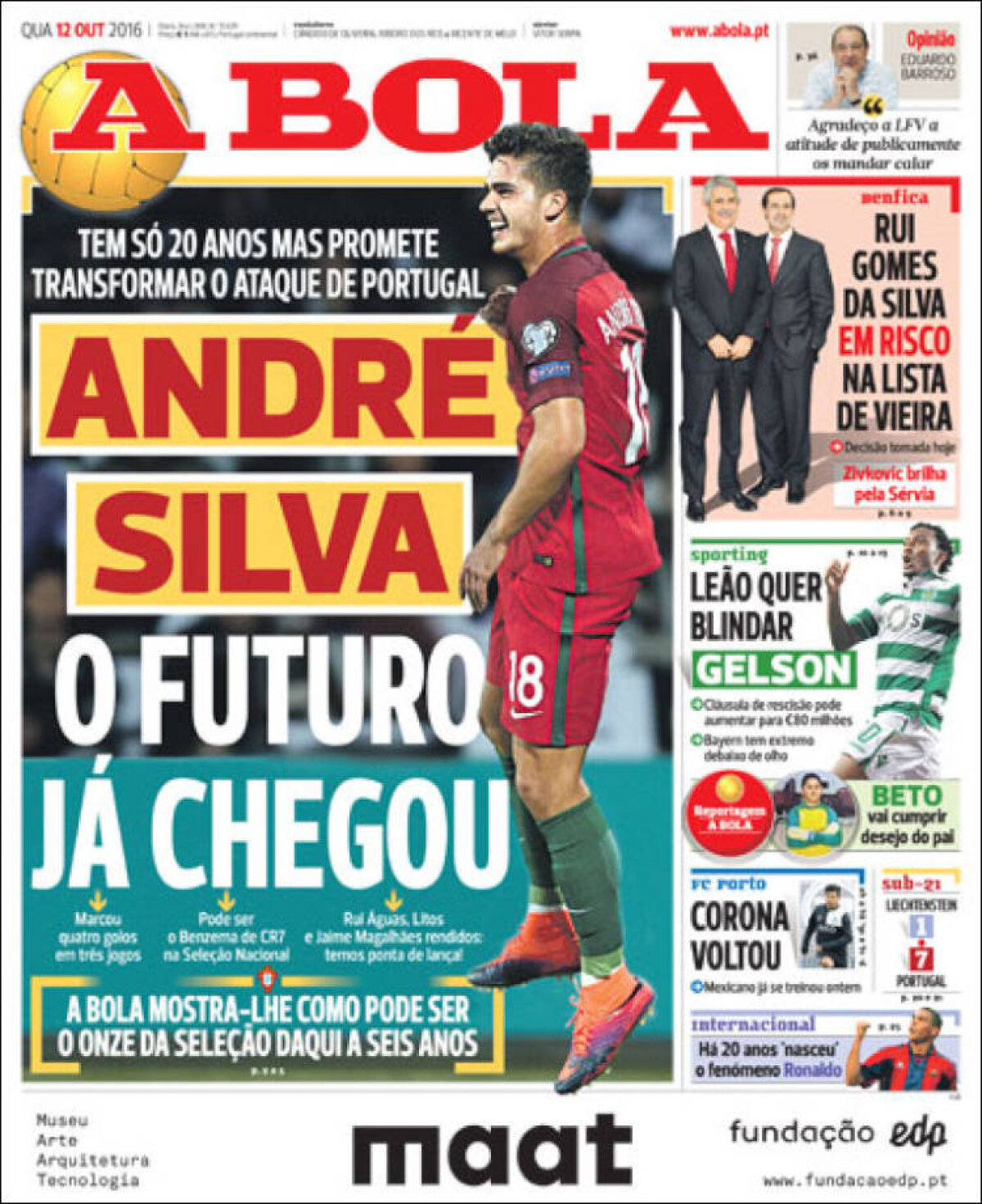 Ce scriu azi ziarele de sport din lume (12 octombrie 2016)