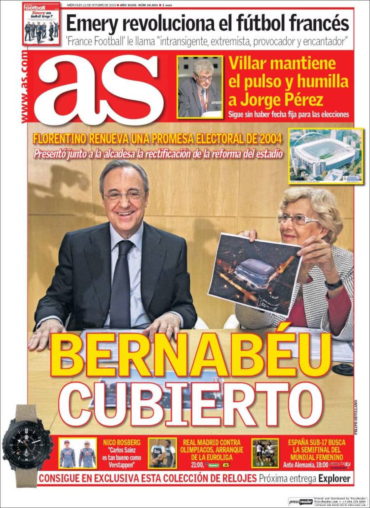 Ce scriu azi ziarele de sport din lume (12 octombrie 2016)