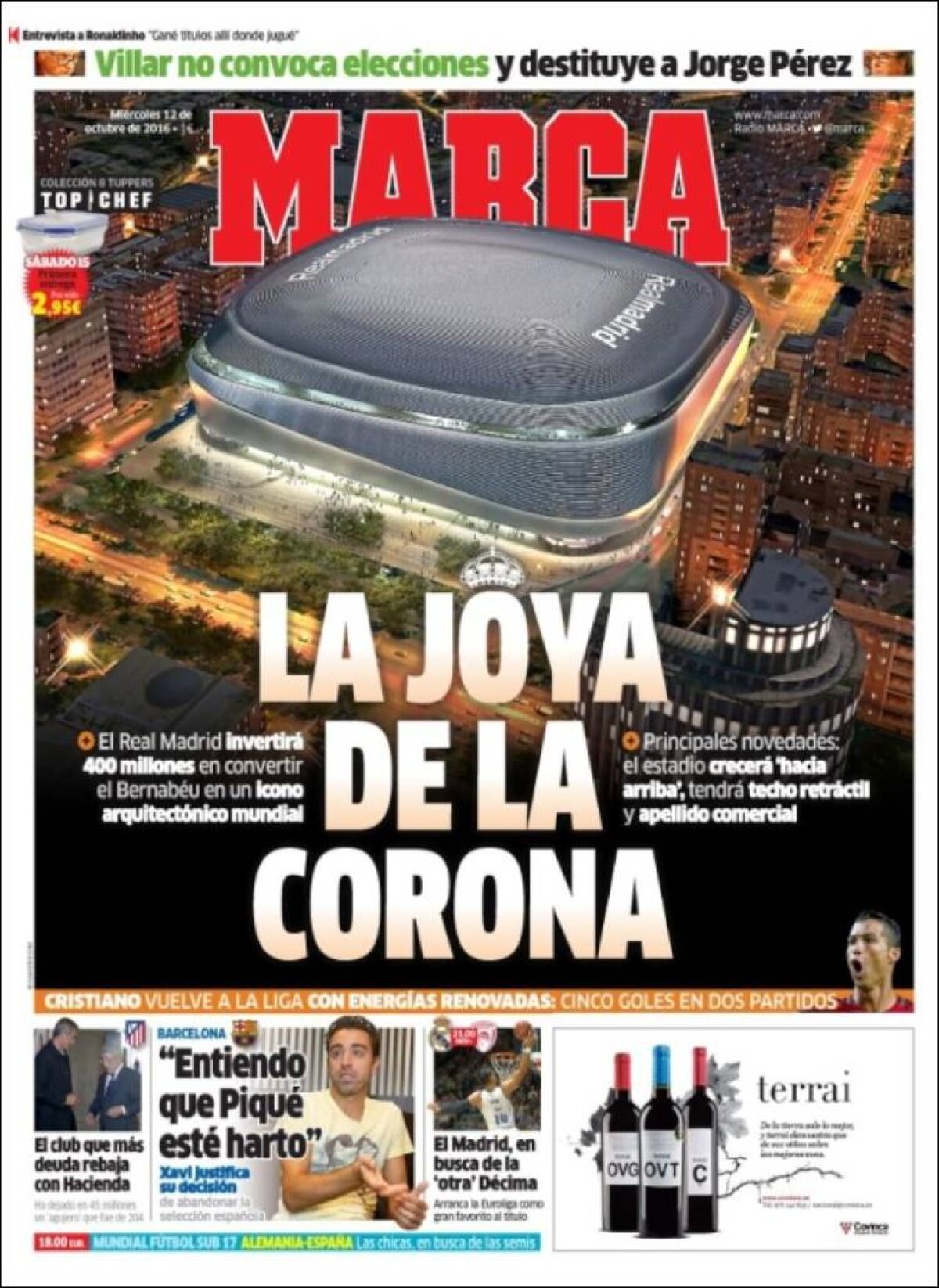 Ce scriu azi ziarele de sport din lume (12 octombrie 2016)