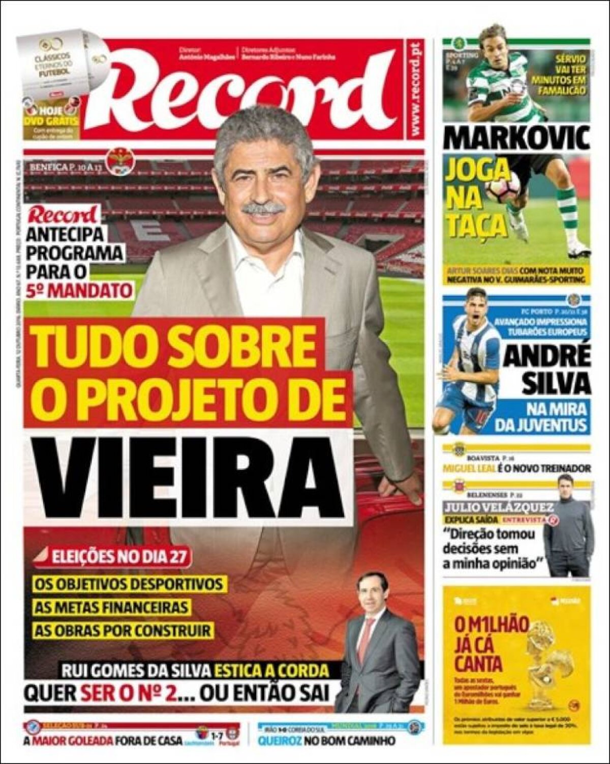 Ce scriu azi ziarele de sport din lume (12 octombrie 2016)