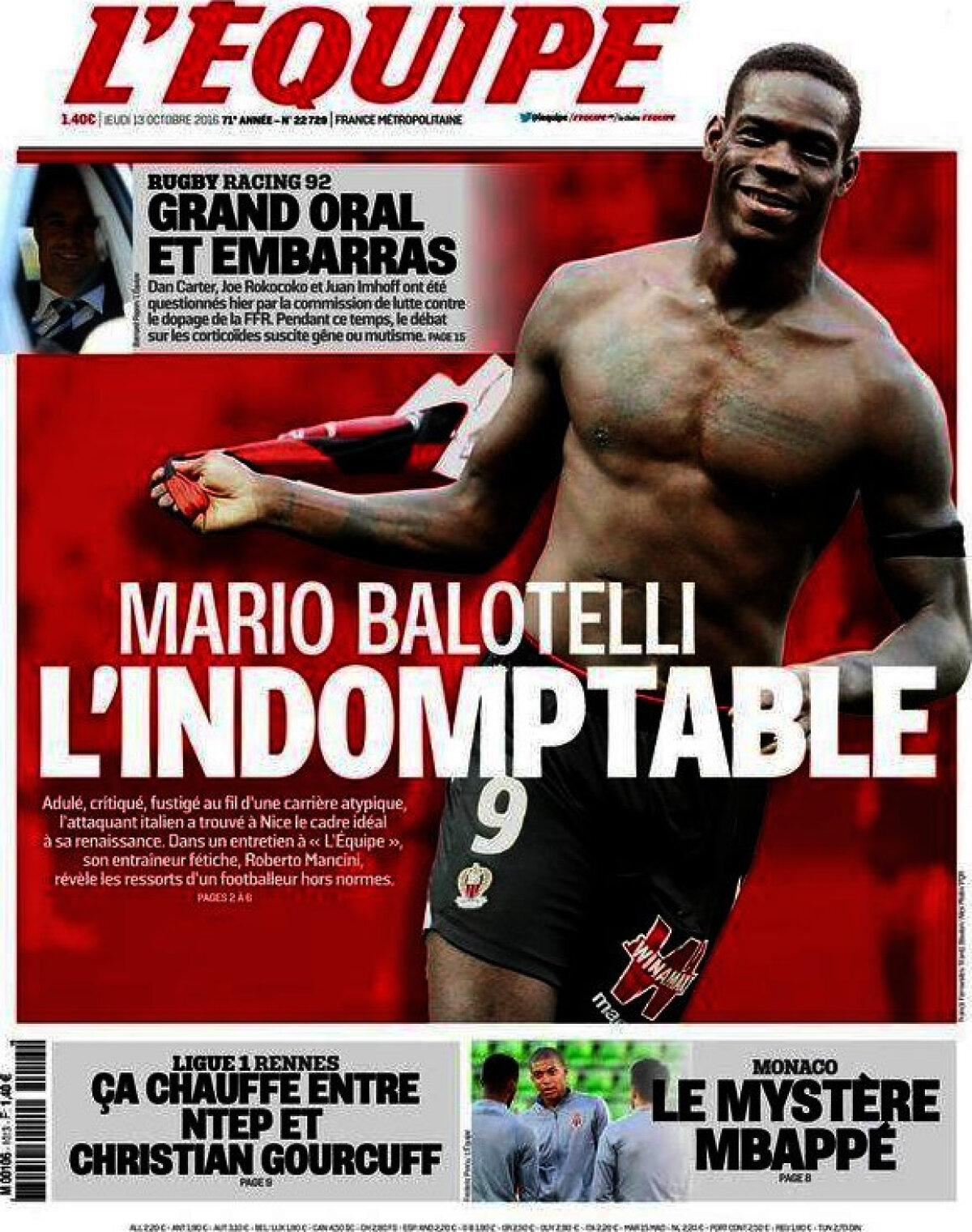 Ce scriu azi ziarele de sport din lume (13 octombrie 2016)