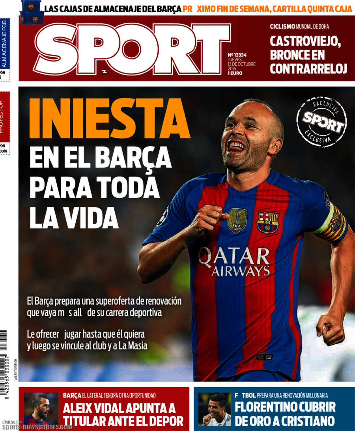 Ce scriu azi ziarele de sport din lume (13 octombrie 2016)