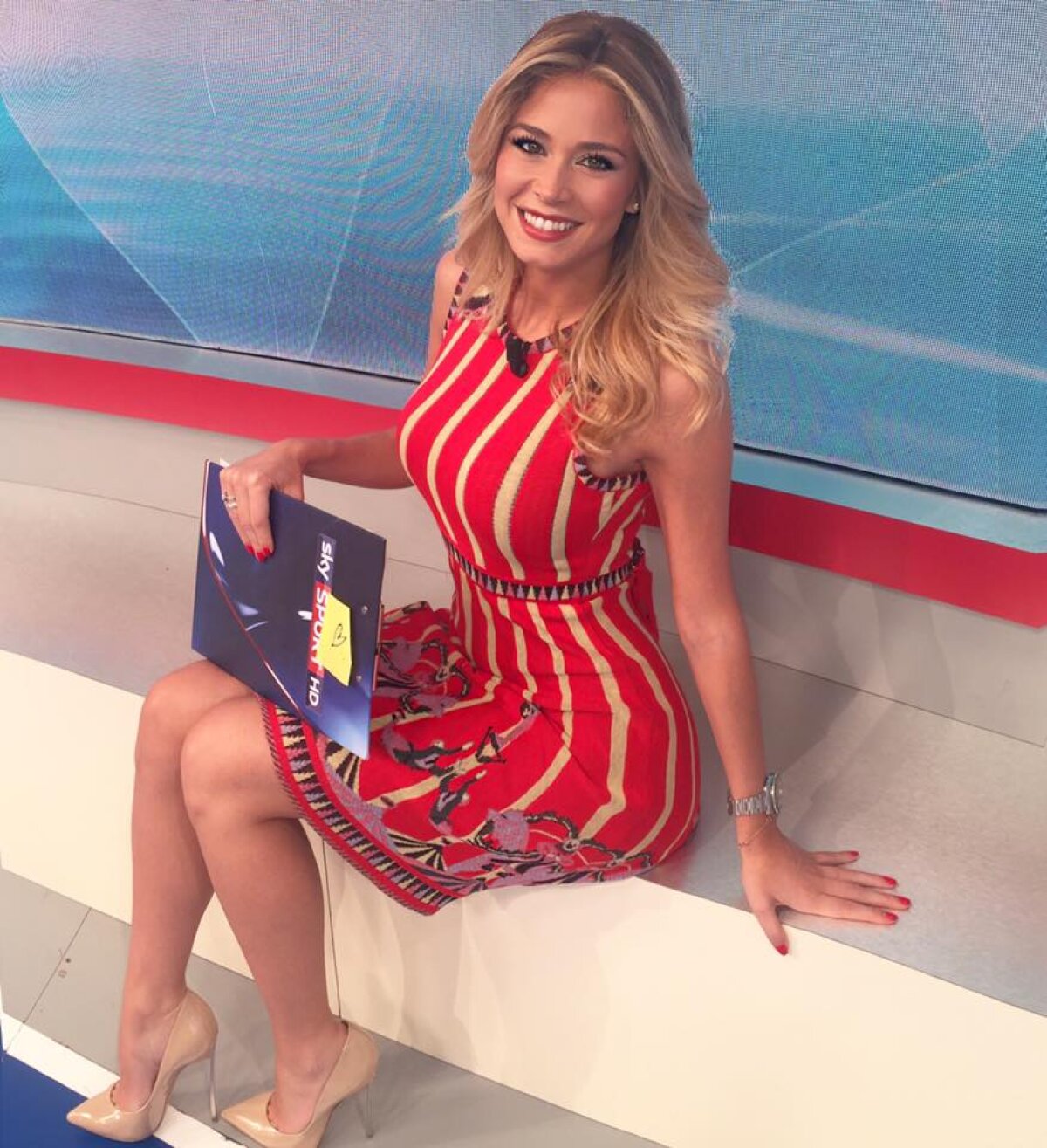 FOTO Miss Sky » Diletta Leotta e una din cele mai frumoase prezențe pe posturile de sport