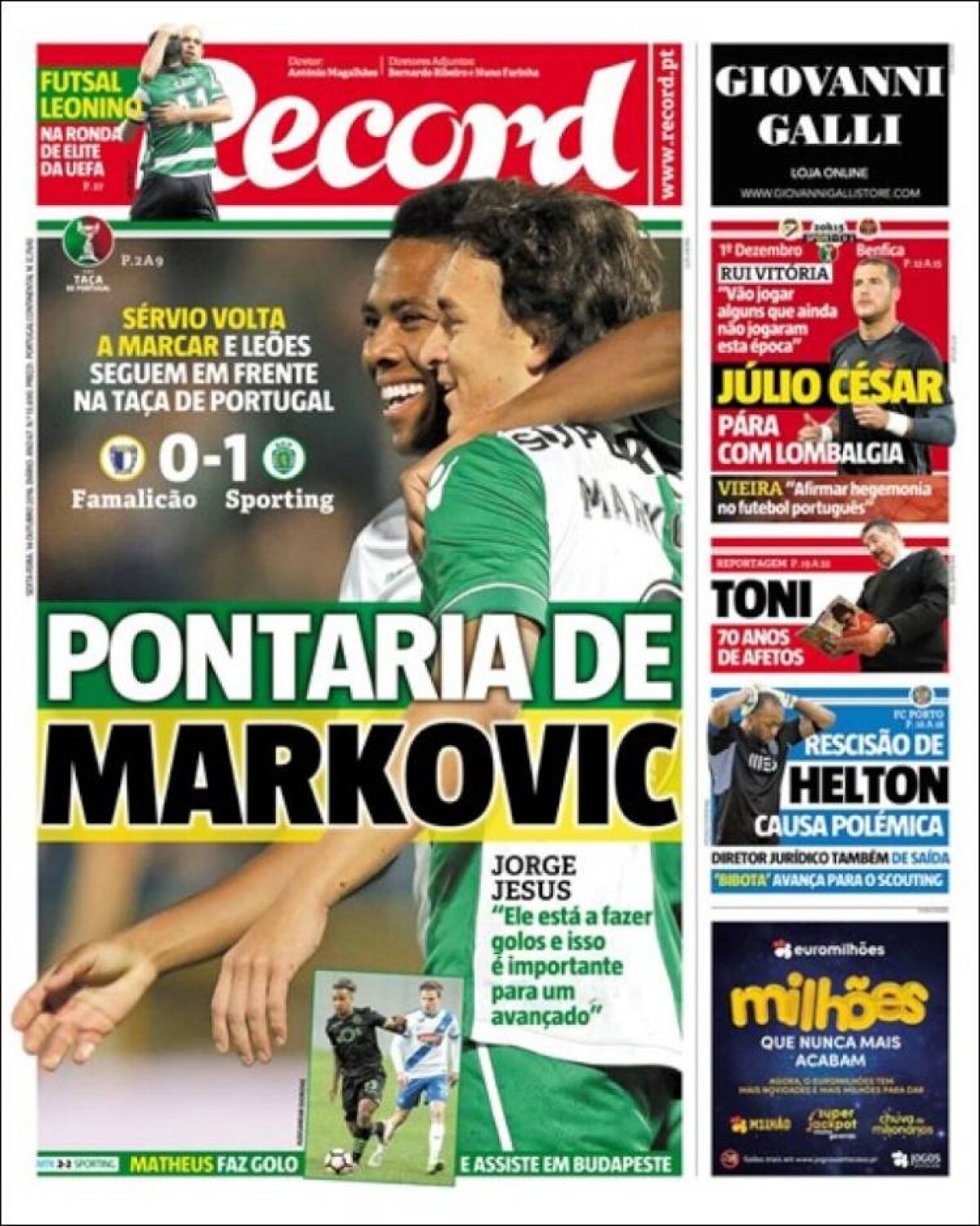 Ce scriu azi ziarele de sport din lume (14 octombrie 2016)