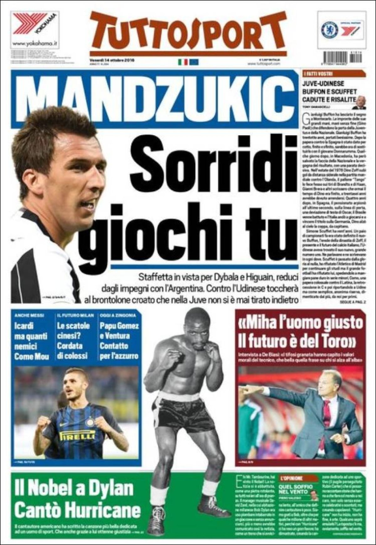 Ce scriu azi ziarele de sport din lume (14 octombrie 2016)