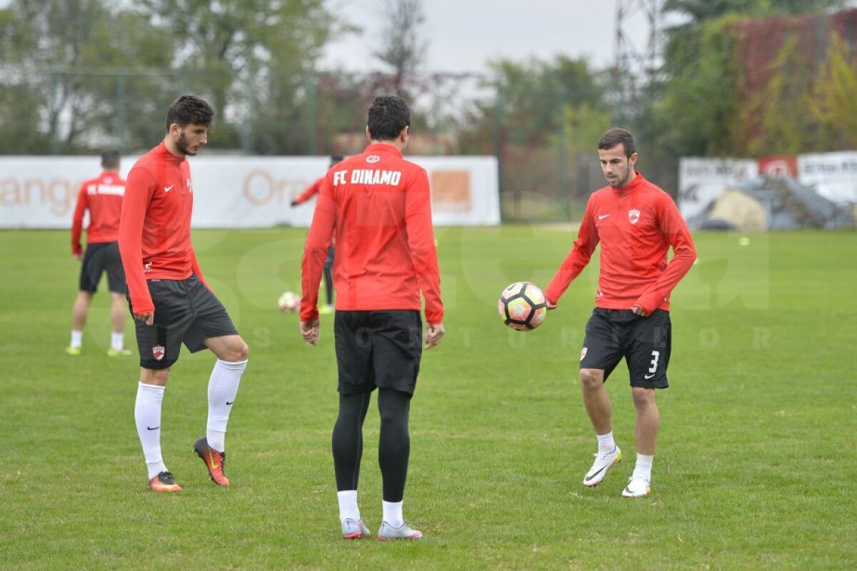 EXCLUSIV FOTO Surpriză la antrenamentul lui Dinamo! Un fost atacant se pregătește sub comanda lui Andone