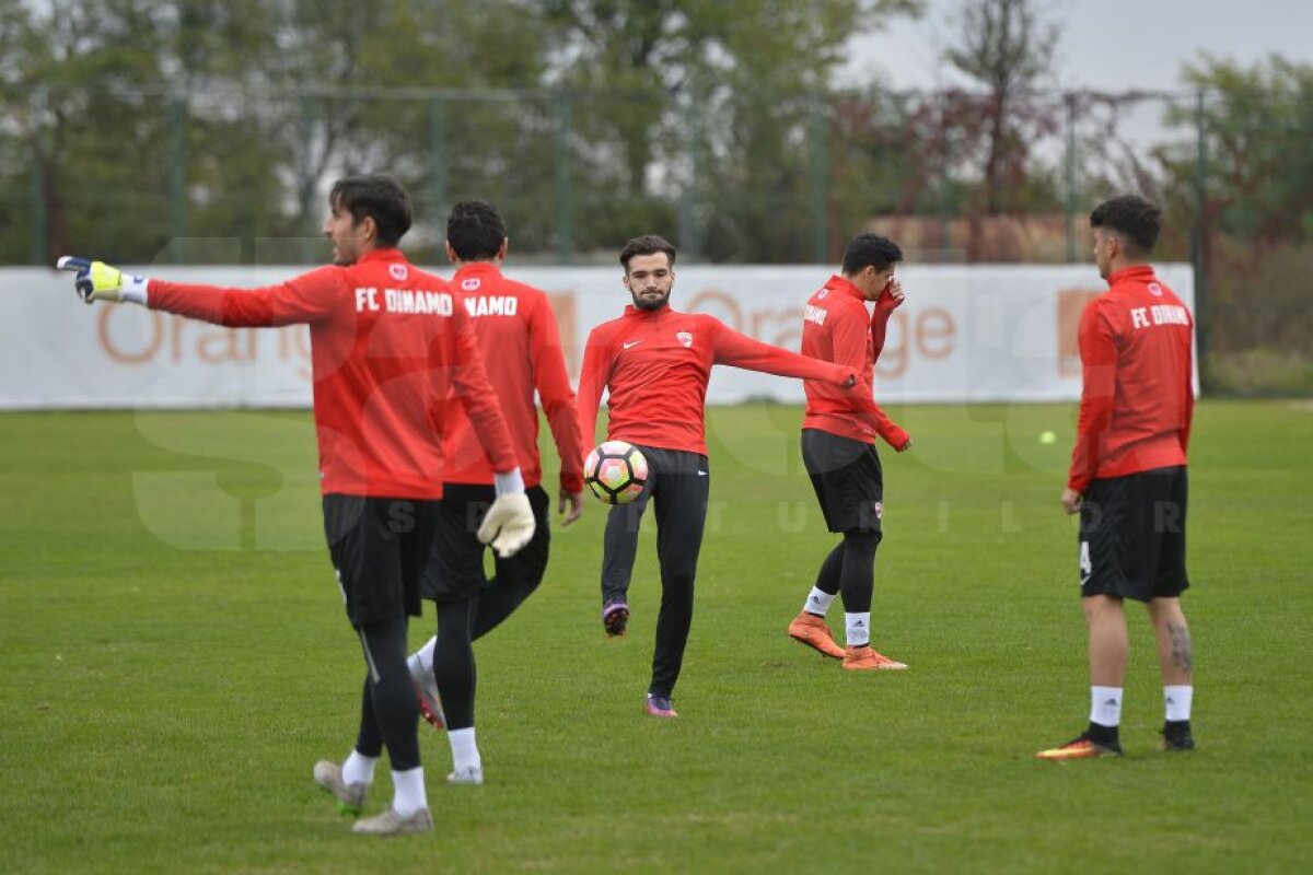 EXCLUSIV FOTO Surpriză la antrenamentul lui Dinamo! Un fost atacant se pregătește sub comanda lui Andone