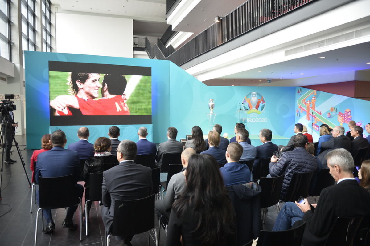 VIDEO+FOTO Astăzi s-a lansat logo-ul EURO 2020 în București! Evenimentul are loc la Arena Națională