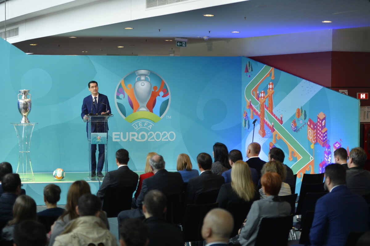 VIDEO+FOTO Astăzi s-a lansat logo-ul EURO 2020 în București! Evenimentul are loc la Arena Națională