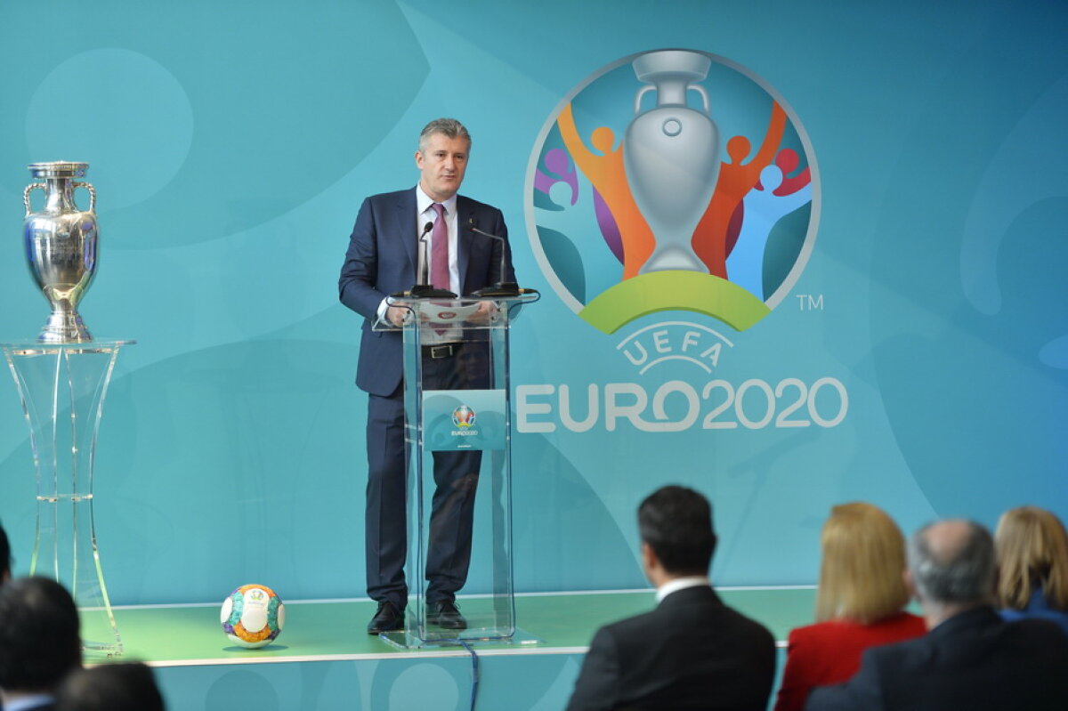 VIDEO+FOTO Astăzi s-a lansat logo-ul EURO 2020 în București! Evenimentul are loc la Arena Națională