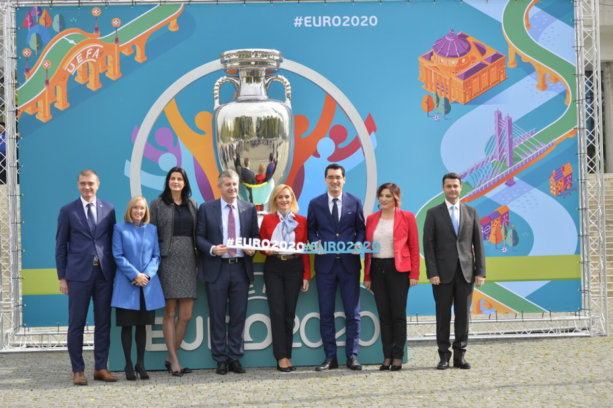 VIDEO+FOTO Astăzi s-a lansat logo-ul EURO 2020 în București! Evenimentul are loc la Arena Națională